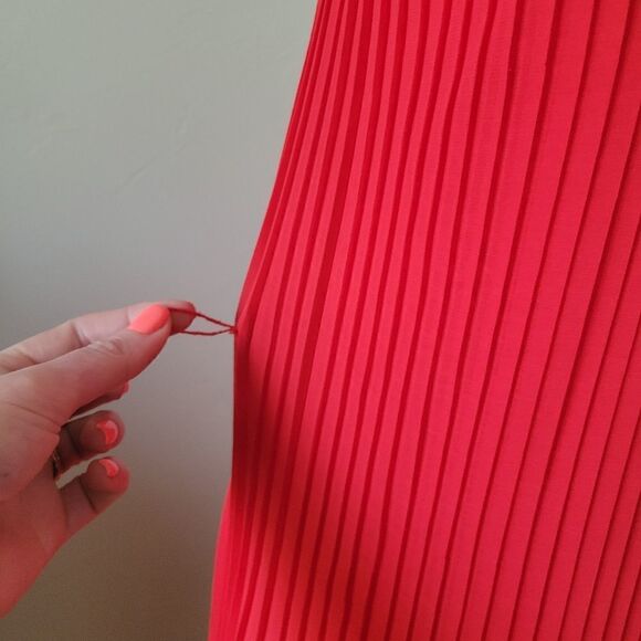 French Connection Red Mini Flare Strapless Dress size 2 XS - Picture 4 of 15